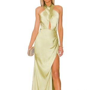 ELLIATT Begonia Maxi dress in Avocado
